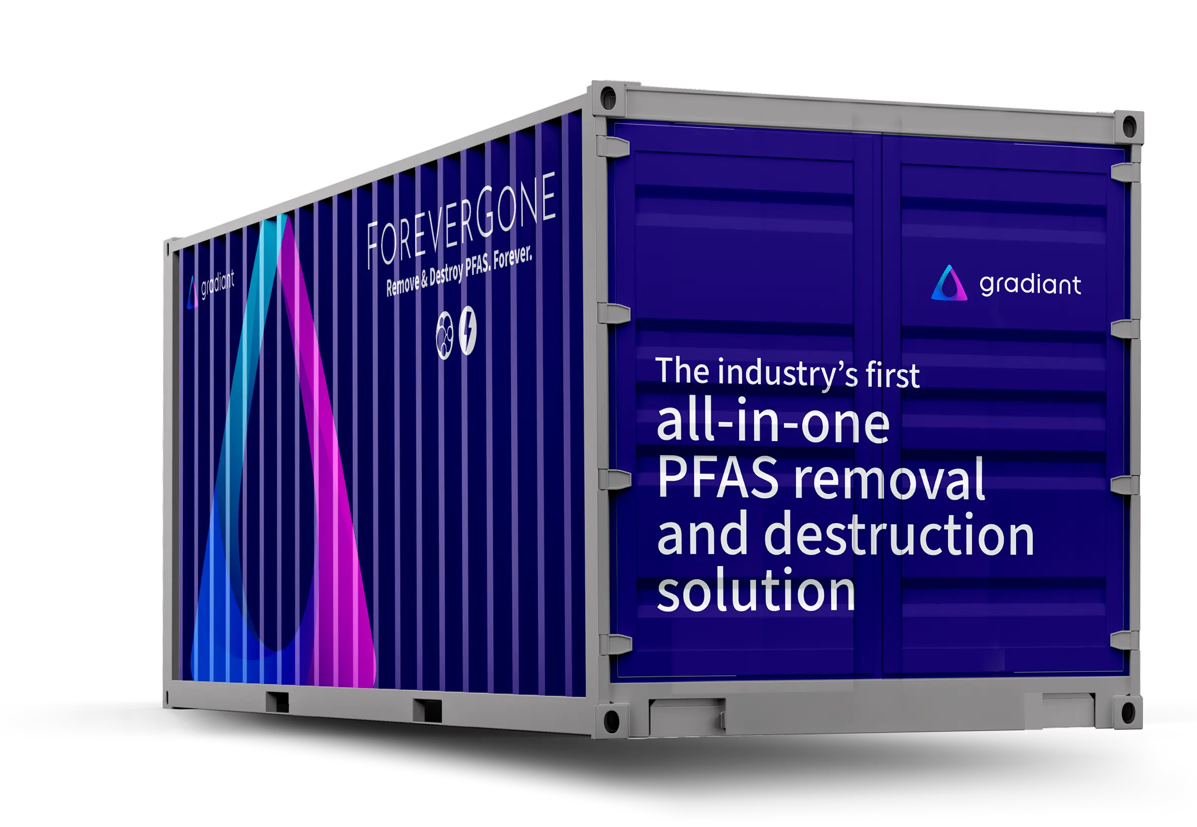 ForeverGone, Gradiant's containerized PFAS removal and destruction technology