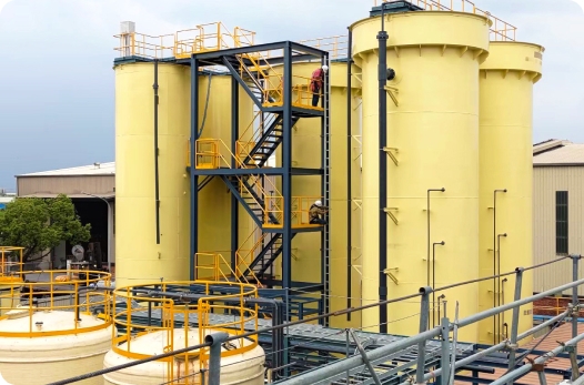 Die FBC-Technologie von SCE an einem Industriestandort in Taiwan