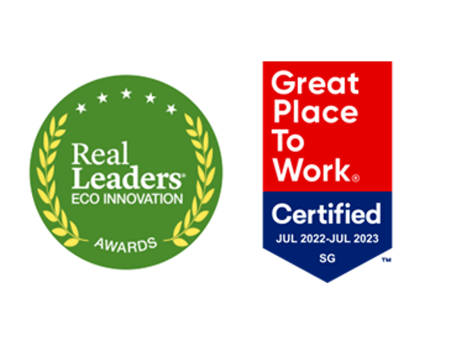 Gradiant wins Real Leaders ECO Innovation 2022 and Great Place to Work, Singapore awards.