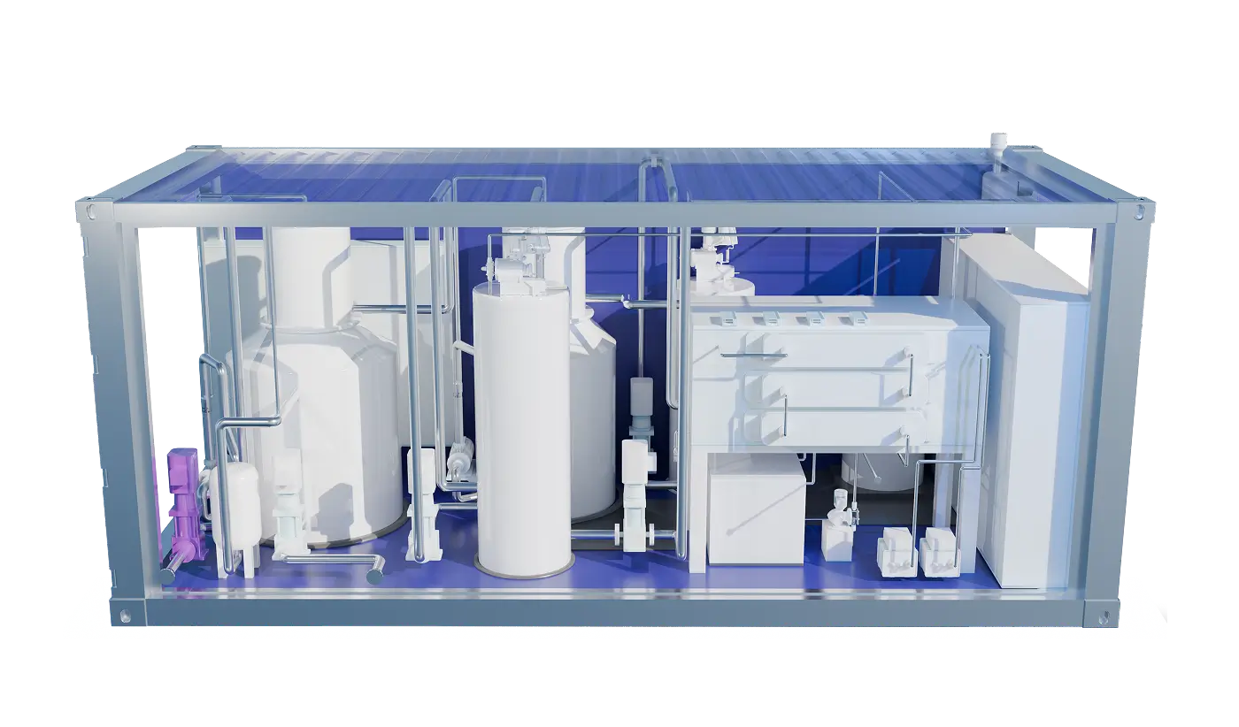 Highlight of the influent in the 3D rendering of ForeverGone