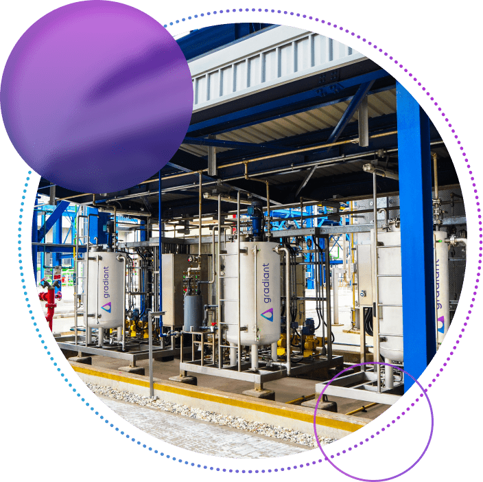 Gradiant's Selective Contaminant Extraction (SCE) targets contaminants for water reuse & resource recovery