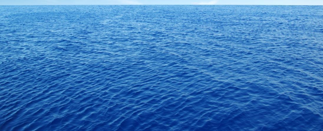 Vast blue ocean symbolizing Gradiant’s innovations in water and wastewater treatment and its vision to Elevate Water.