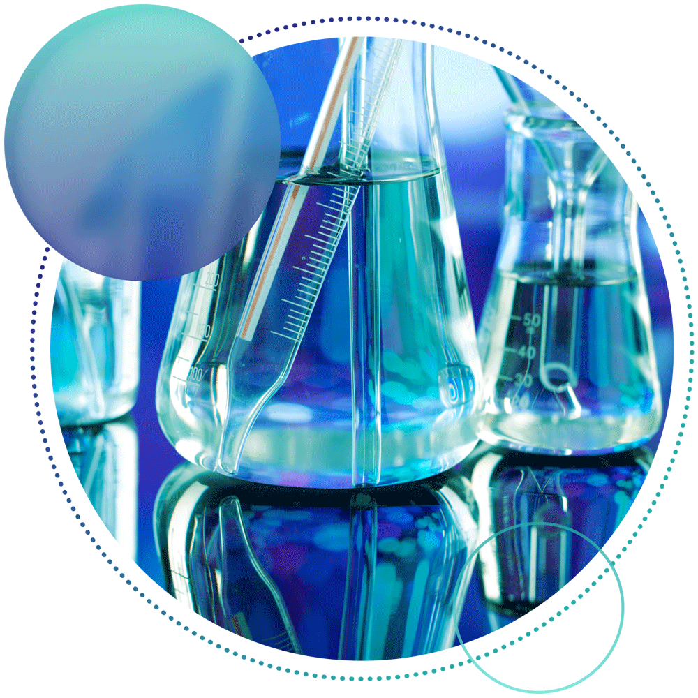 Prozess-Chemikalien-Blase